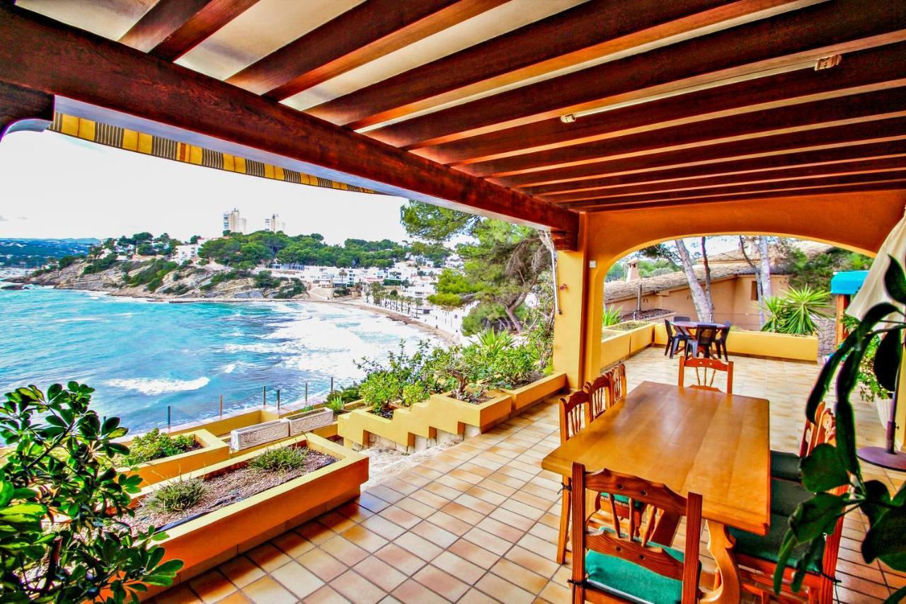 El Portet - Beachfront Holiday Home With Private Pool In Moraira Exterior photo